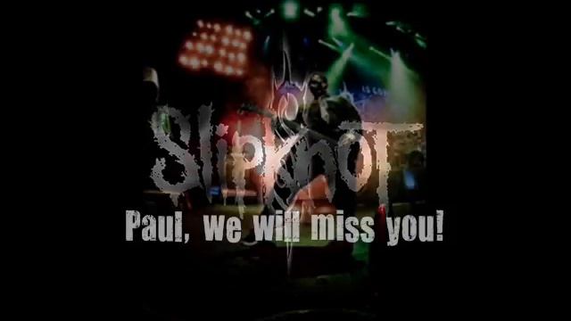 Paul Gray Tribute, We will miss you! смотреть онлайн