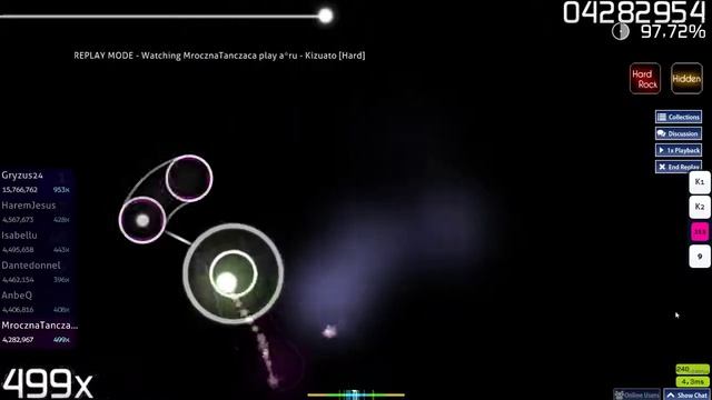 [Osu!] [Only mouse] Perfect Cherry Blossom. (a*ru) - Kizuato [Hard] +HDHR смотреть онлайн