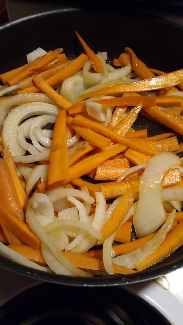 Onions and Carrots Stir-fry. #shorts смотреть онлайн
