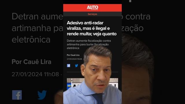 Usar adesivo anti-radar pode ser considerado crime? смотреть онлайн