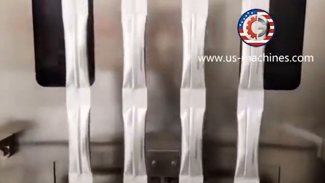 Coffee powder granule 4 lanes bag stick sachet filling sealing packing machine automatic bag packin смотреть онлайн
