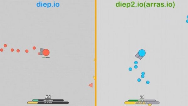 DIEP.IO VS ARRAS.IO - OFFICIAL IO TANKS GAME VS FAN-MADE IO GAME!