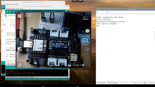 Xiao ESP32C3 Display On SSD1306 128x64 OLED (I2C & SPI)using U8g2 Library