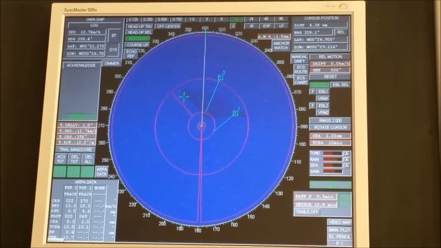 Radar - Simulatore navale: Funzioni del radar ARPA смотреть онлайн