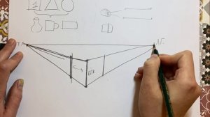 Рисуем куб. Построение куба в перспективе. Часть 1