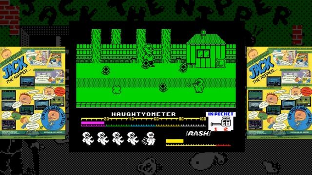 Jack the Nipper for the ZX Spectrum from Gremlin Graphics (1986) смотреть онлайн