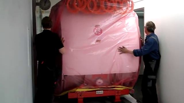 LKS AG einbringen MRI in Klinik auf Luftkissen смотреть онлайн