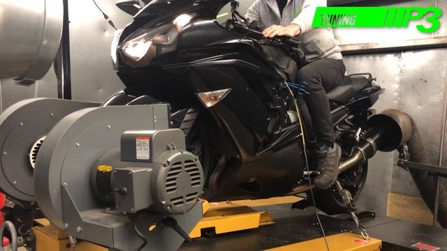 Kawasaki ZZR1400 ZX14R Full Custom ECU Flash With K&N Air Filter And MTC Silencers, P3 Tuning