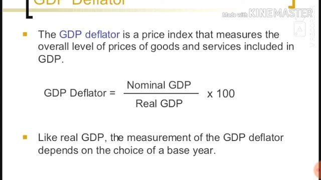 Different between Real GDP and nominal GDP // Inflation /price index // GDP deflater and CPI смотреть онлайн