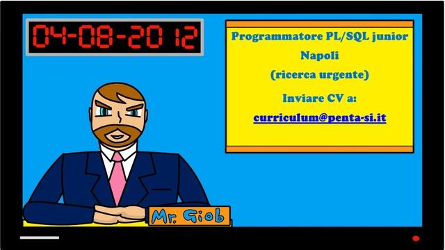 04-08-2012 - Programmatore PL/SQL junior - Napoli смотреть онлайн