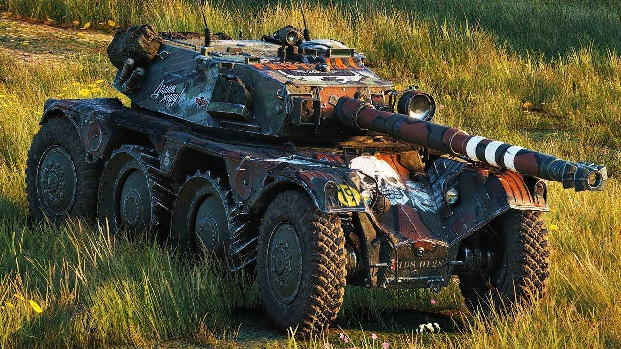 6 фрагов 6000 урона на ЕБР105 // Мир Танков// Лучший ЛТ смотреть онлайн