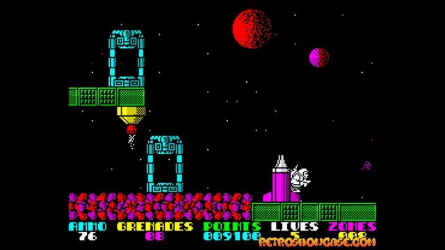 EXOLON (Sinclair ZX Spectrum Gameplay Sample) смотреть онлайн