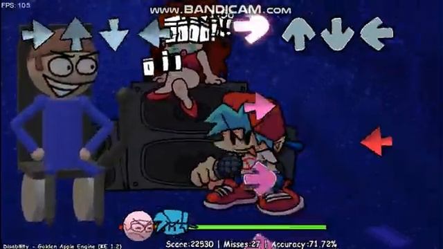 fnf vs golden apple // disablity || furry bambi смотреть онлайн