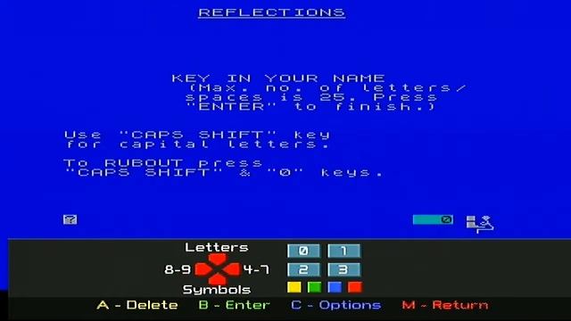 ZX Spectrum Vega Games - Reflections смотреть онлайн