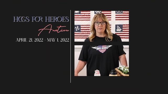 Hogs for Heroes | Auction Item Day 7 | 12" Barn Quilt | Lisa Bongean | Primitive Gatherings смотреть онлайн