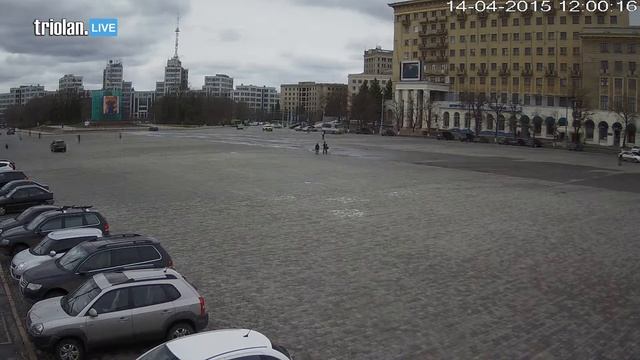 Triolan.Live - Харьков, площадь Свободы (14-04-2015) смотреть онлайн