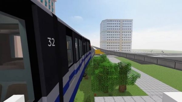 Первый Реалистичный Монорельс В Майнкрафте! (Official Trailer NV 2024)