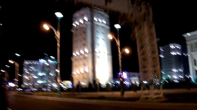 Иллюминация ночного Ашхабада (Night Ashgabat)