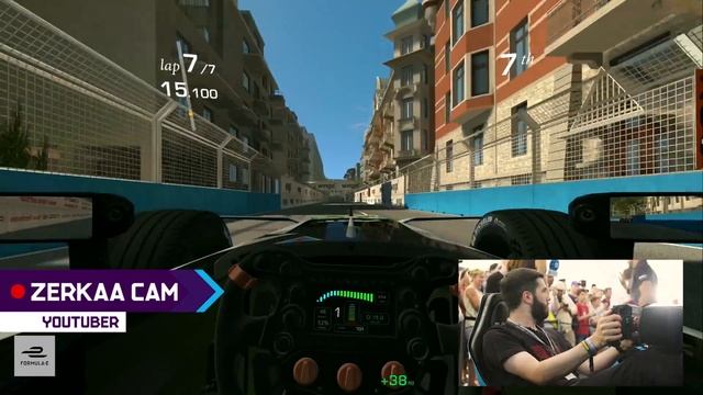 Zerkaa Takes On The E-Race Challenge vs Formula E Drivers! | ABB FIA Formula E Championship смотреть онлайн