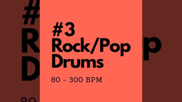 Rock/Pop Drums #3 - 150 Bpm