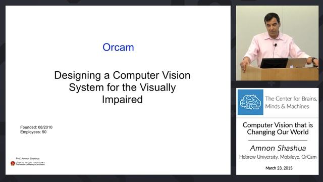 Brains, Minds & Machines Seminar Series: Computer Vision that is changing our lives смотреть онлайн