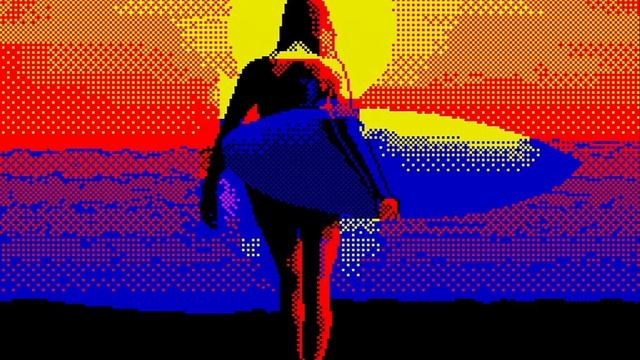CC15 Live: ZX Spectrum Graphics - #7 'Blue Surf' смотреть онлайн