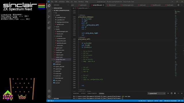 ZX Next Game Dev - Caveman Ninja - Projectiles Fine-Tuning смотреть онлайн