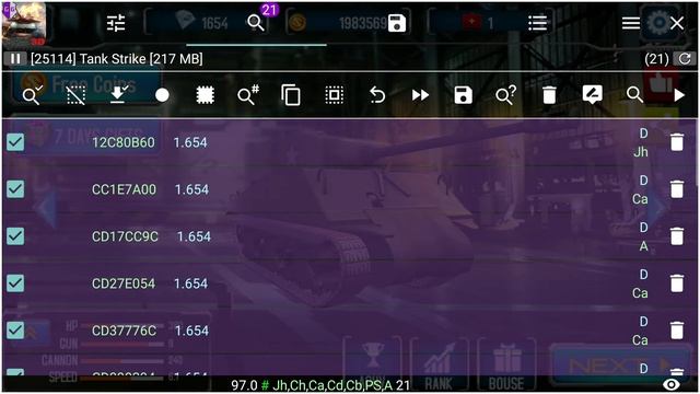 Tank strike Diamantes+dinero Game-Guardian смотреть онлайн