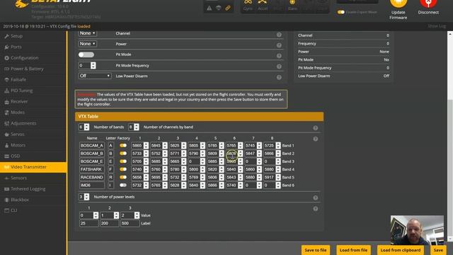 CORRECT Betaflight 4.1 VTX Table / Smartaudio Set up (Updated info!) смотреть онлайн