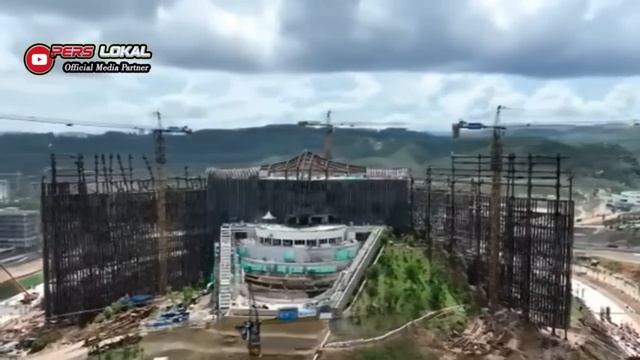 IKN HARI INI !! PROGRES TERKINI KEPALA GARUDA ISTANA NEGARA NUSANTARA UJI COBA TAKSI TERBANG смотреть онлайн