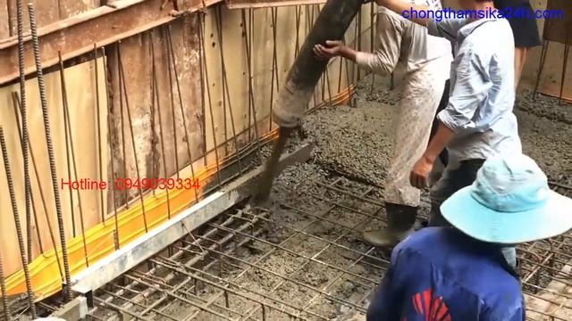 Cách dùng tấm Waterstop chống thấm tại mạch ngừng bê tông tầng hầm nhà phố смотреть онлайн