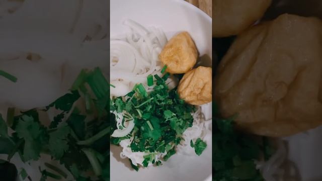 BUN RIEU (VIETNAMESE PORK, TOMATO, + TOFU SOUP) смотреть онлайн