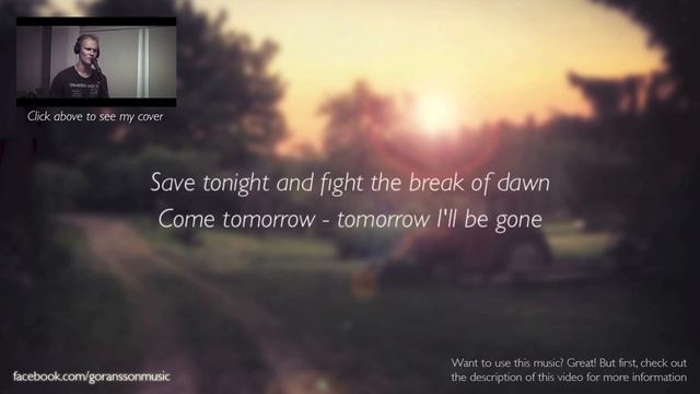 Save Tonight - Eagle-Eye Cherry (Karaoke w/ lyrics on screen) смотреть онлайн