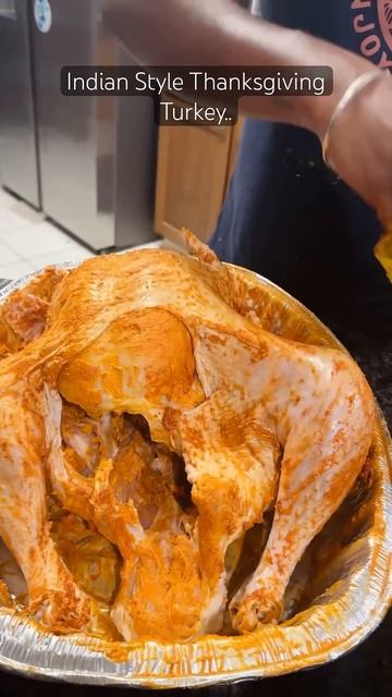 Thanksgiving turkey in Indian style.. #youtubeshorts #tamilcouplevlogger смотреть онлайн