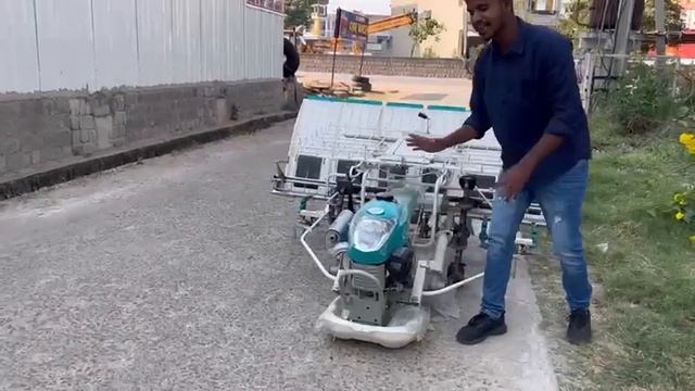 #kaira paddy Rice transplanters available in jangaon call9121560530 смотреть онлайн