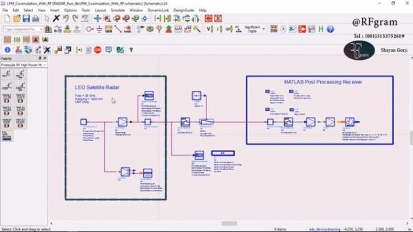 MATLAB Co-Simulation in ADS (LFM RADAR)