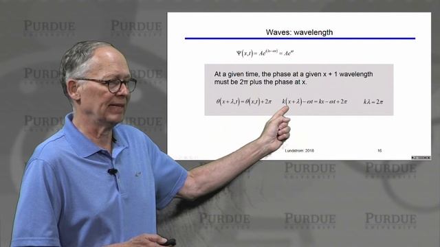 ECE Purdue Semiconductor Fundamentals L2.1: Quantum Mechanics - The Wave Equation