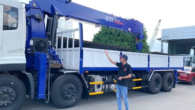 Cẩu 15 Tấn Dongyang SS3506 Gắn Trên Dongfeng 4 Chân | Giá Rẻ Không Có đối Thủ Tầm Giá 3 Tỷ