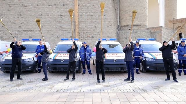 Вручение автомобилей скорой медицинской помощи Бухарской области смотреть онлайн