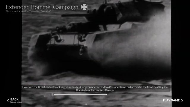 Total Tank Generals Extended Rommel Campaign 4 Briefing смотреть онлайн