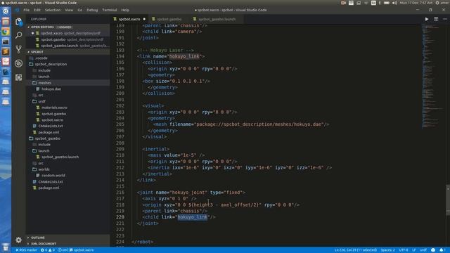 8 Adding LiDAR sensor to our simple Robot - gazebo plugin смотреть онлайн
