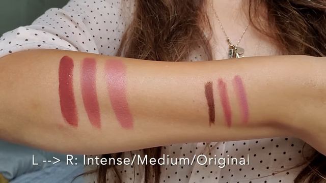 Charlotte Tilbury PILLOW TALK Lipsticks & Lip Liners: ORIGINAL- MEDIUM- INTENSE 💋💄review & Swatches