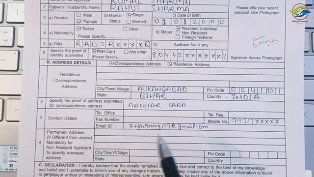 indian overseas bank kyc form kaise bhare |how to fill indian overseas bank kyc form || смотреть онлайн