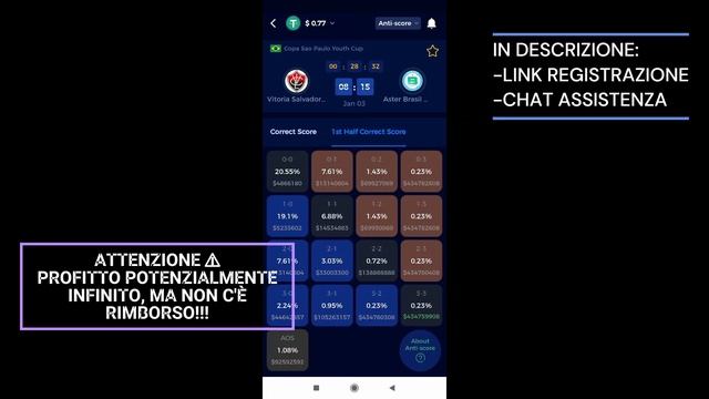 UUNSE: SCOMMETTI IL CALCIO COME MAI PRIMA D'ORA! 📢 | BET E INVERSE, MA CON LE CRIPTOVALUTE 💎🤑 смотреть онлайн