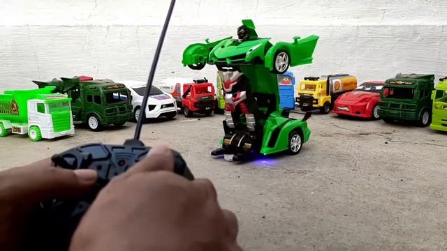 Mobil Robot Remote Control Transformers RC Car Bus Truck Police смотреть онлайн