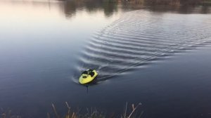 Проверили кораблик D18E на водоёме. Дальность ,автовозврат, круиз.