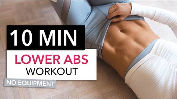 10 MIN LOWER AB WORKOUT No Equipment I Pamela Reif смотреть онлайн