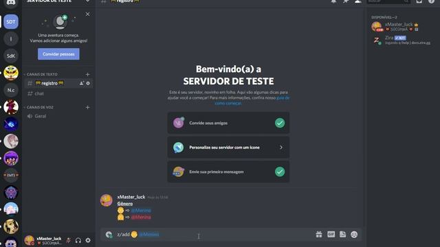 ENSINANDO COMO MEXER NO BOT ZIRA | No Discord de pc смотреть онлайн
