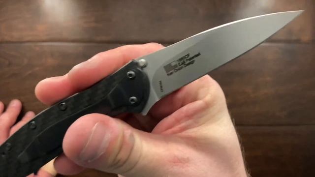 KERSHAW Carbon Fiber Leek CPM-154 1660CF смотреть онлайн