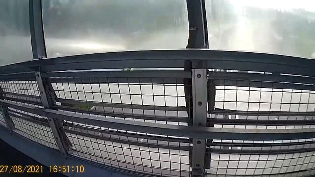 Лифты "КМЗ Протон" в надземном пешеходном переходе в Зеленограде смотреть онлайн